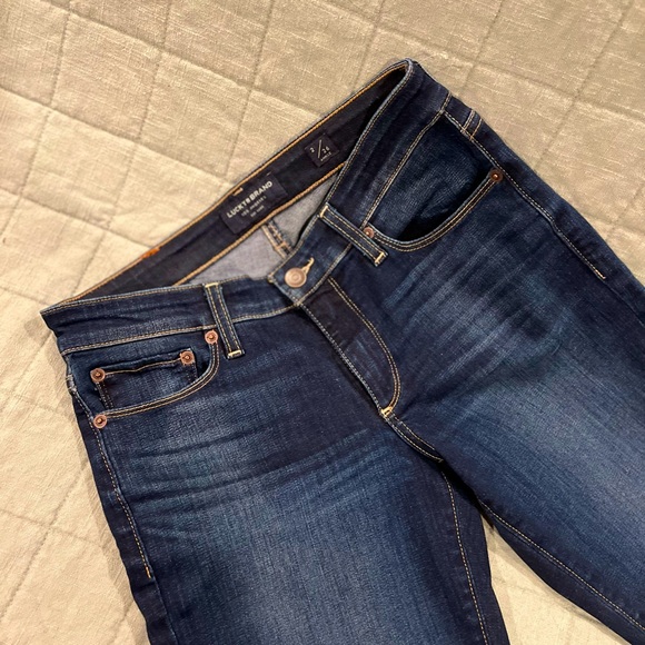 Lucky Brand Denim - NEW Lucky Brand Jeans Midrise Ankle Straight Jean Dark Wash Size 2/26